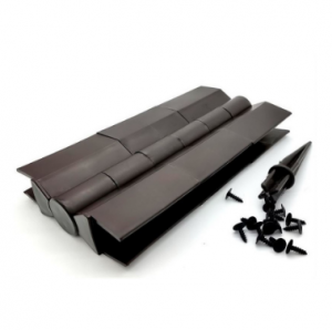 Угловой элемент поворотный, 60-300град., пластик.(Коричневый)