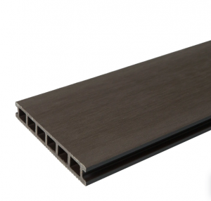 Террасная доска из ДПК пустотелая CM Decking серия GRAND цвет WENGE (венге,коричневый)