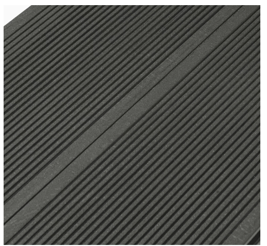 Террасная доска из ДПК пустотелая CM Decking серия VINTAGE цвет BLACKWOOD (черное дерево)