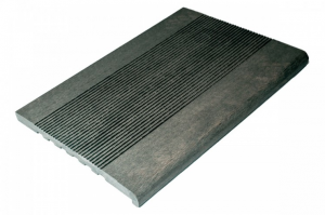 Ступень ДПК полнотелая TimberTex Серая