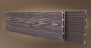 Террасная дпк доска Decking-STTS 3D Коричневый