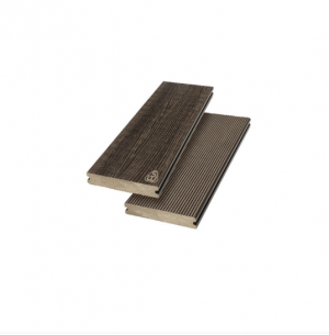 Террасная доска из ДПК Savewood Abies (R) радиальный распил темно-коричневый