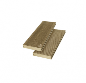 Террасная доска из ДПК Savewood Abies (R) радиальный распил тик